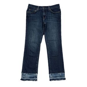 Principle Denim Innovators Optimist Crop Jeans 27 (28x25) Blue Stretch Womens